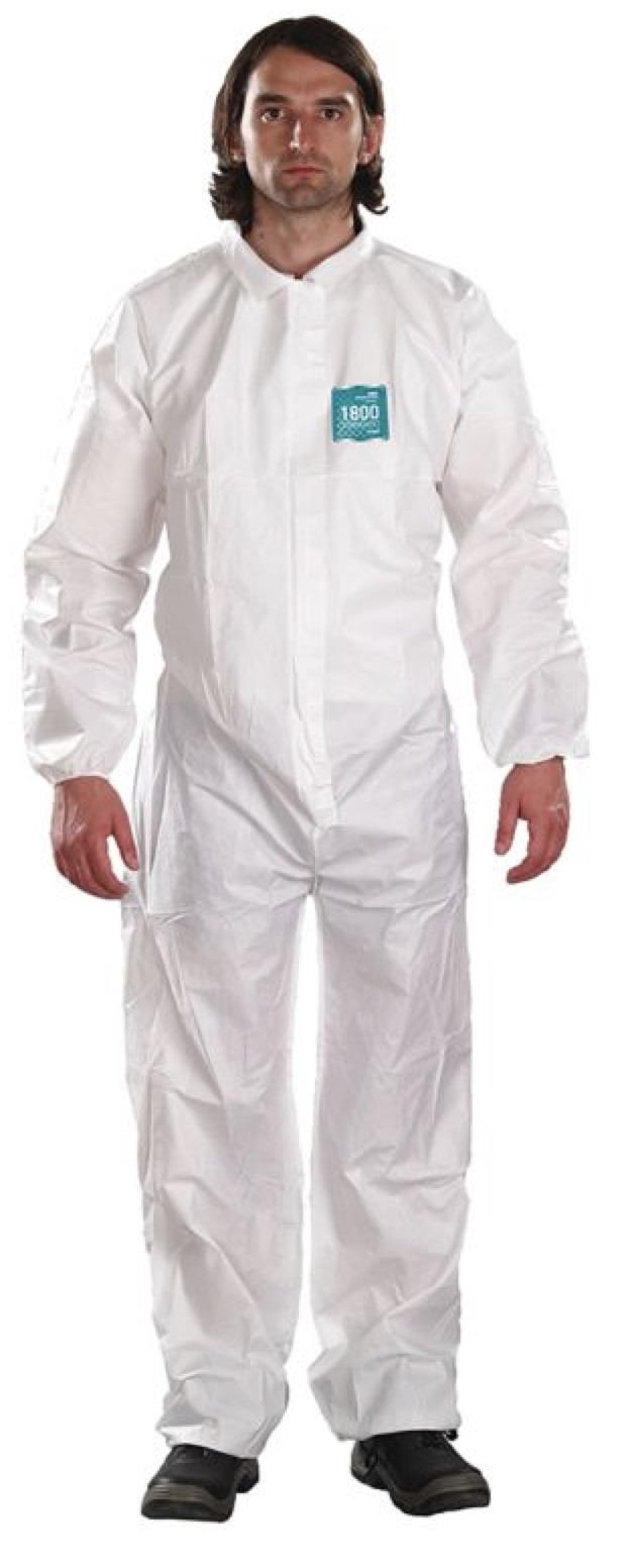 MICROCHEM 1800 COLLARED COVERALL - Coveralls